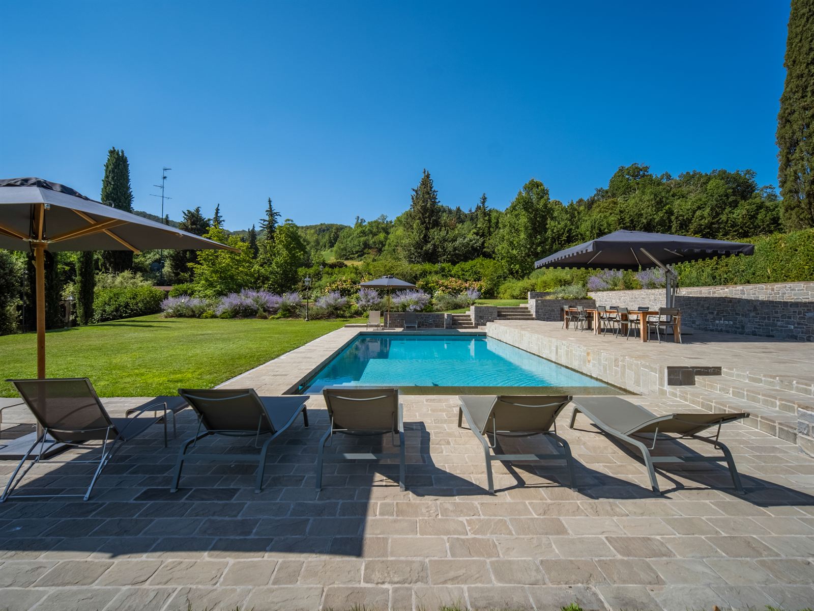 Villa di lusso in vendita a Quattro Castella (Reggio Emilia) con piscina e parco — Il parco e la piscina — 13